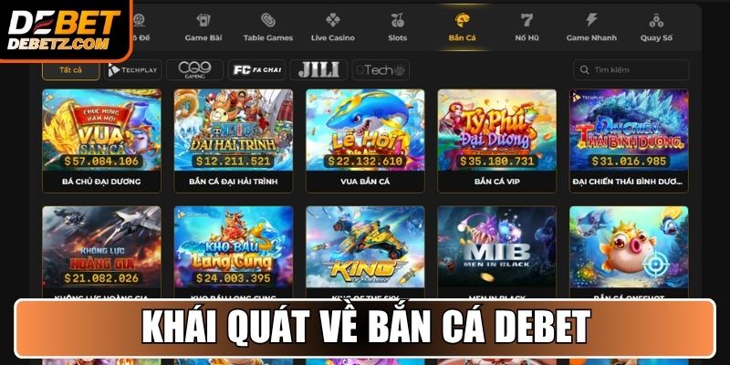 Khái quát về Bắn Cá tại DEBET