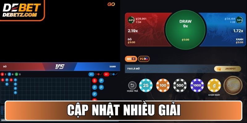 Cập nhật nhiều giải