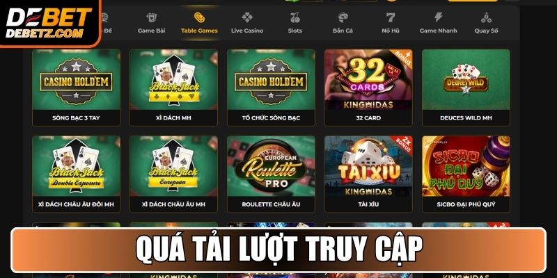 Quá tải lượt truy cập