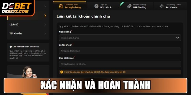 Xác nhận và hoàn thành
