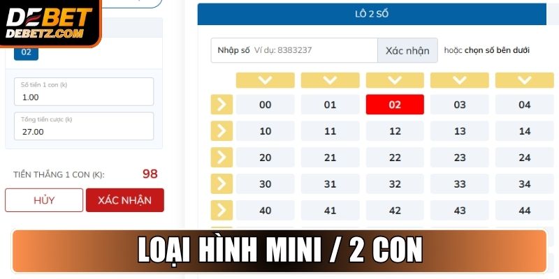 Loại hình mini / 2 con